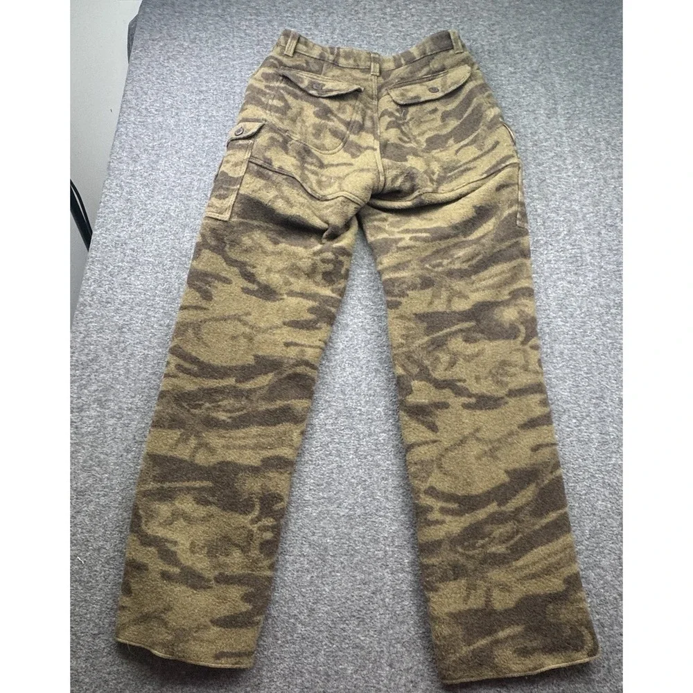 Columbia Cargo Pants Camo Wool Blend‎ Gallatin Range Sz 34x36 Hunting Vtg HM8040